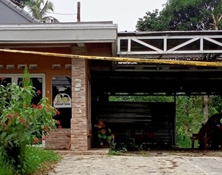 Rumah TKP kasus pembunuhan Subang di Jalancagak, Subang