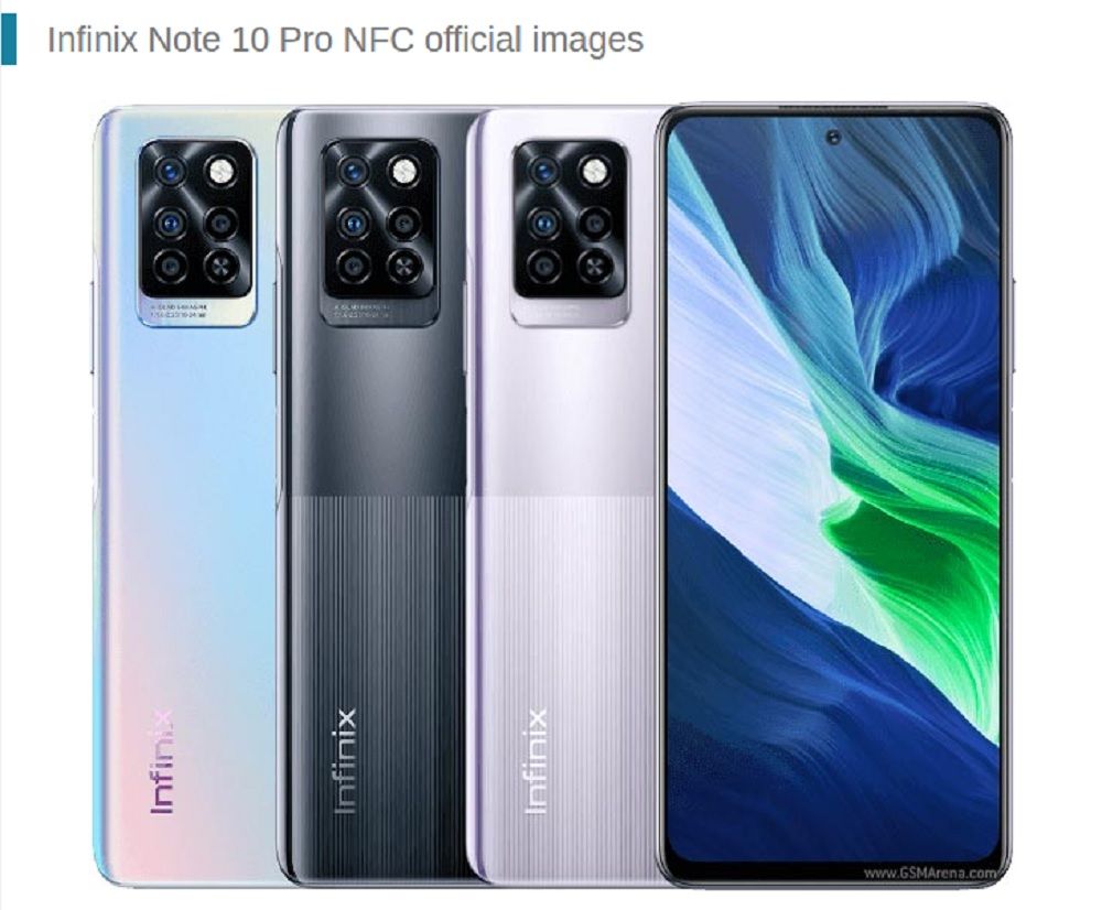 spek infinix note 10 pro nfc