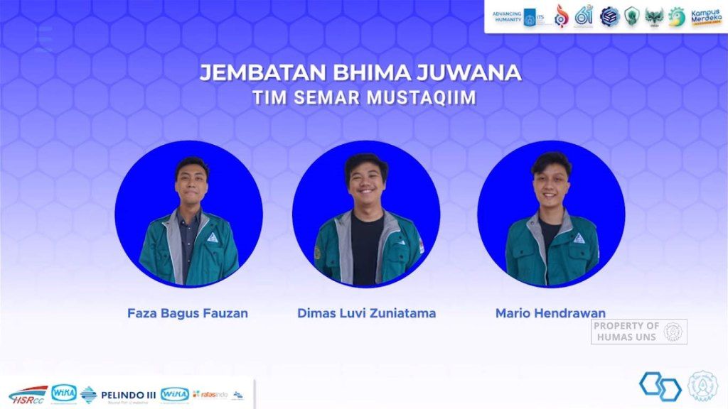Tiga mahasiswa Universitas Sebelas Maret (UNS) Surakarta sukses raih prestasi tingkat nasional dalam ajang D’Village 10th Edition