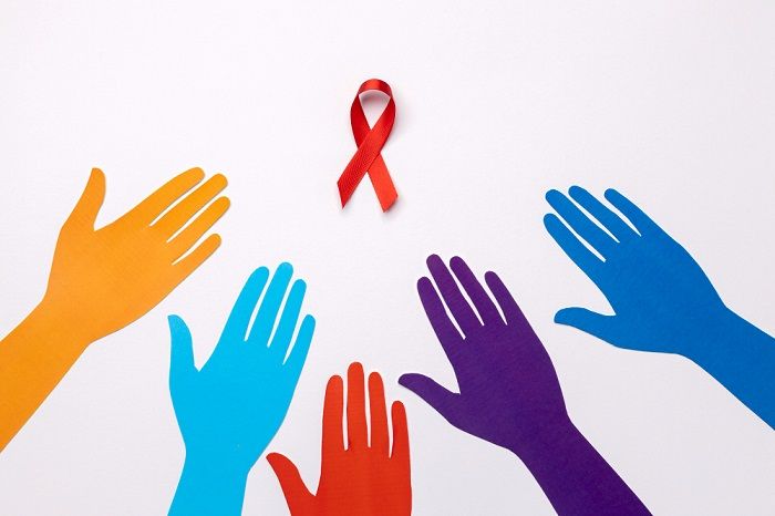 Ilustrasi untuk kumpulan kata-kata motivasi sebagai ucapan Hari AIDS Sedunia 2021.
