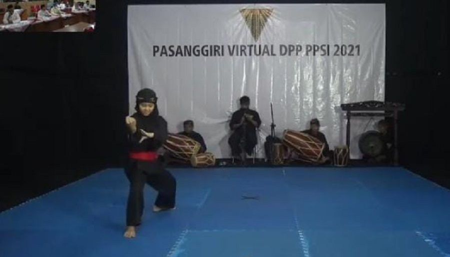 DPD Pencak Silat Indonesia (PPSI) Kabupaten Bandung menjadi juara umum pada Pasanggiri virtual seni ibing pencak silat tingkat nasional.