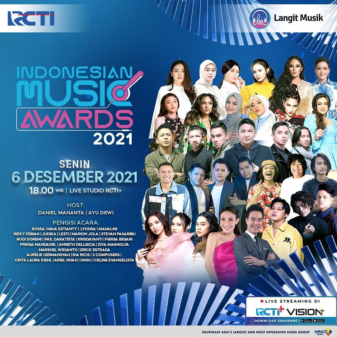 Indonesian Music Awards 2021. (foto: Instagram.com/@officialrcti) 