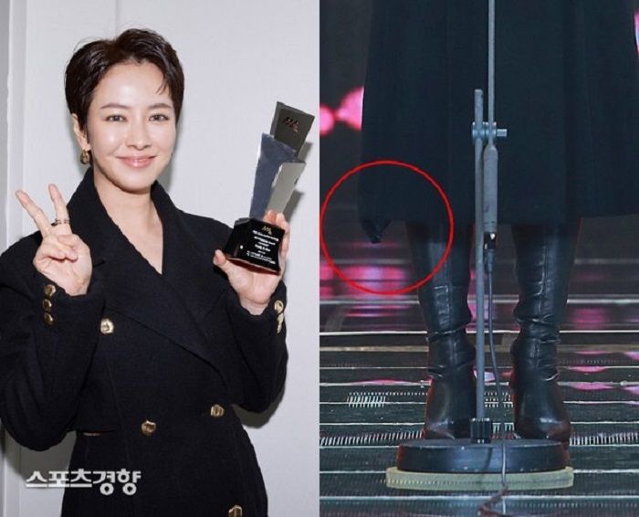 Song Ji Hyo di acara penghargaan Asia Artis Award 2021. /KBIZoom
