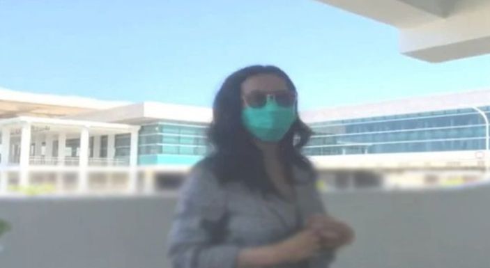 Siskaeee dalam rekaman video asusila di Yogyakarta International Airport.