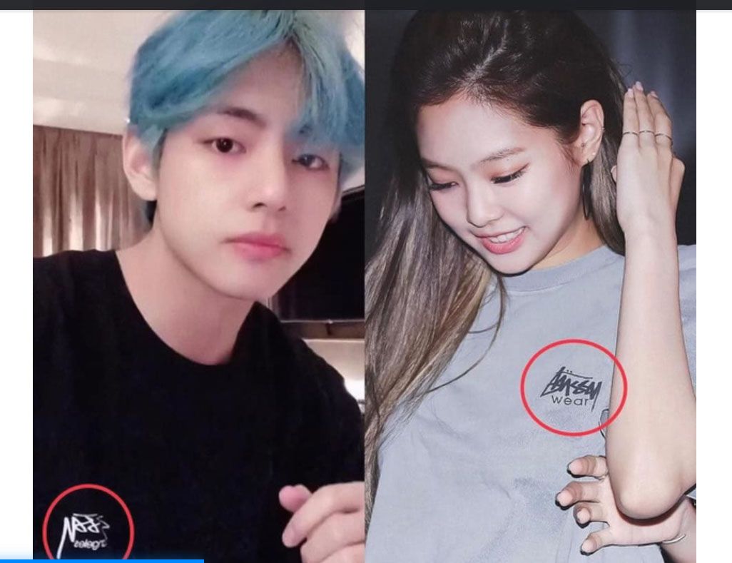 Foto Lama V BTS dan Jennie BLACKPINK yang Menurut Netizen Bukti Rumor Keduanya Berkencan