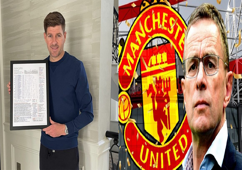 Kolase Steven Gerrard dan Ralf Rangnick 