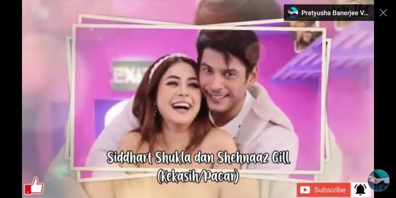 Mendiang Siddhart Shukla dengan kekasih Shehnaaz Gill