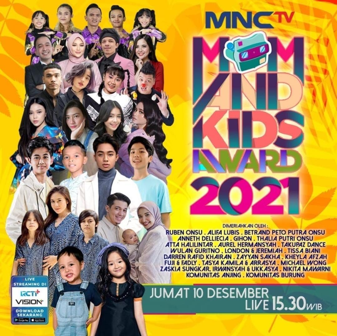 Jadwal Mnctv Hari Ini 10 Desember Saksikan Mom And Kids Awards 2021