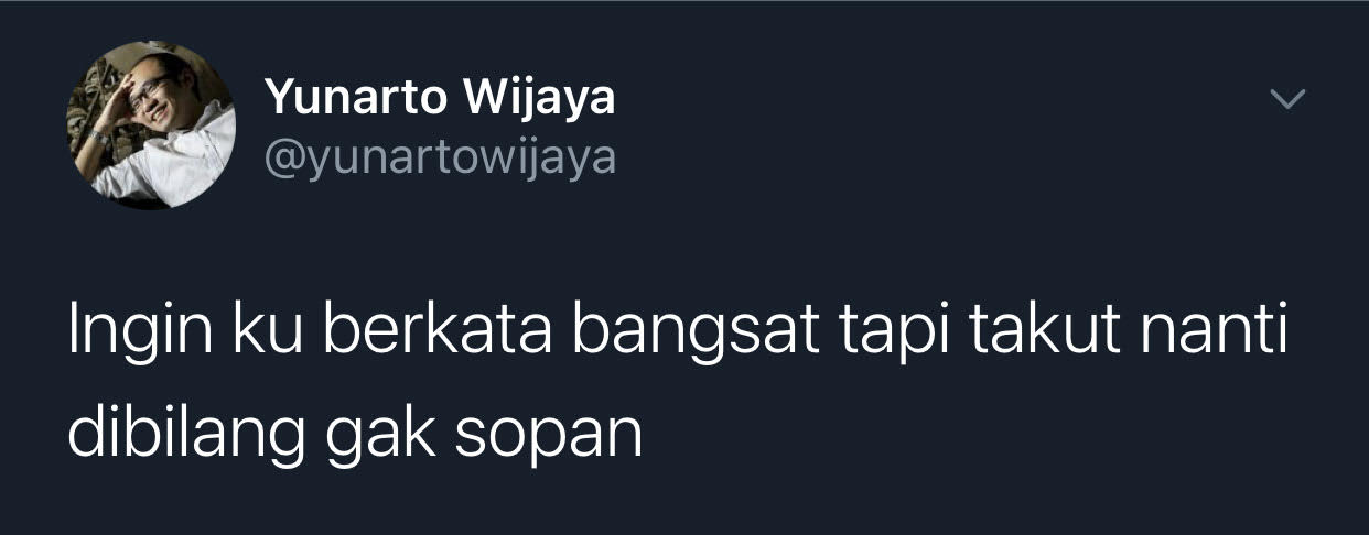 Cuitan Pengamat Politik Yunarto Wijaya.