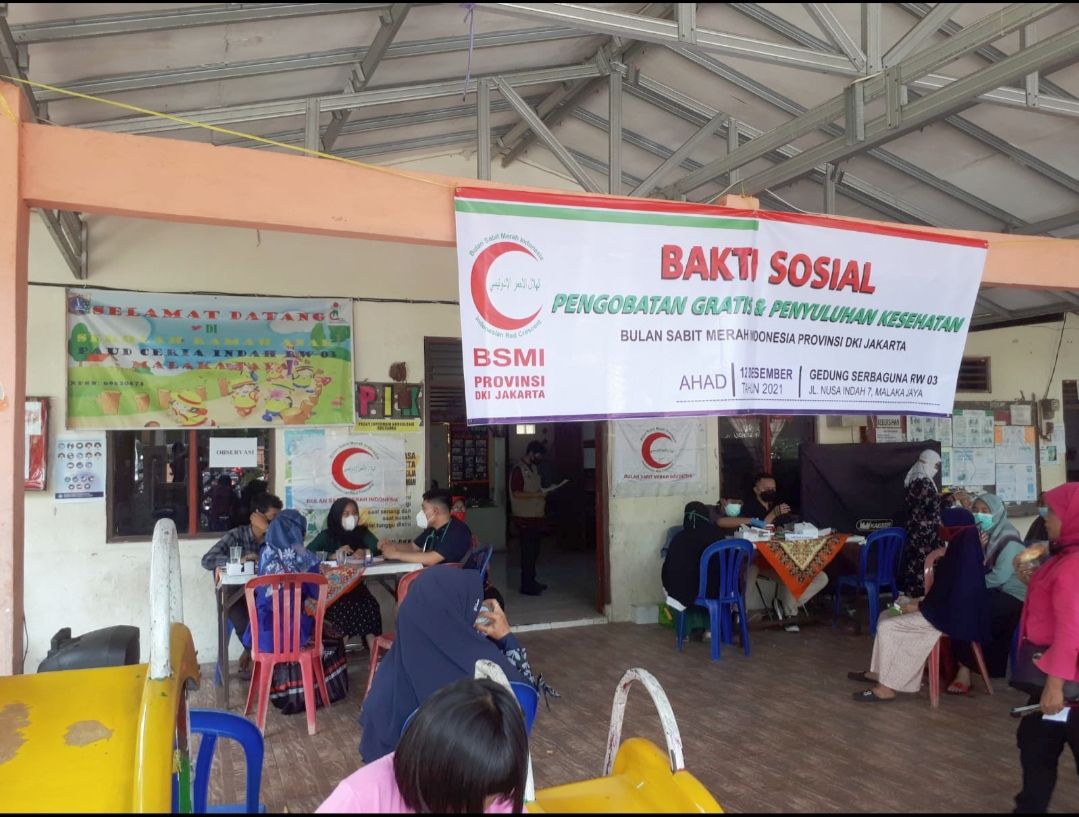 Posko Bakti Sosial BMSI DKI Jakarta di Duren Sawit