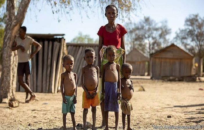 Warga Madagaskar, Afrika yang dilanda krisis kelaparan