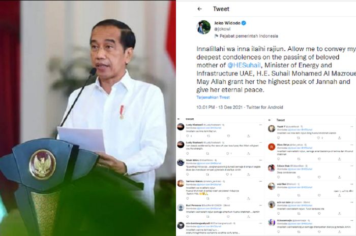 Jokowi ucapkan belasungkawa.