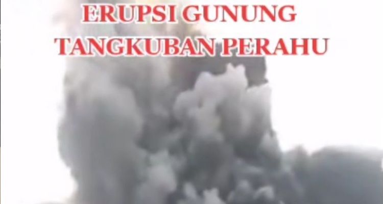 Video yang menyebut Gunung Tangkuban Perahu mengalami erupsi, viral di media sosial