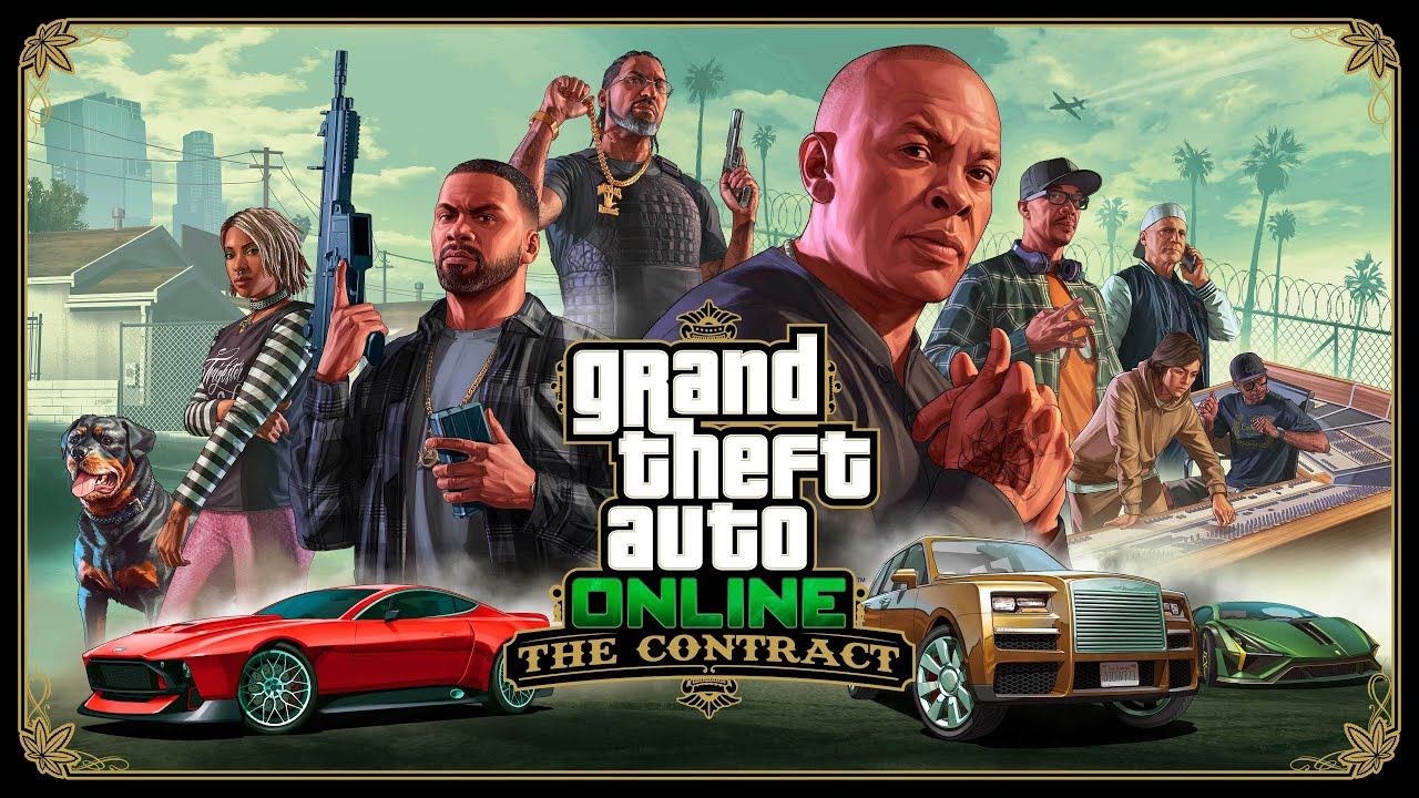 Poster Game GTA Online The Contract.