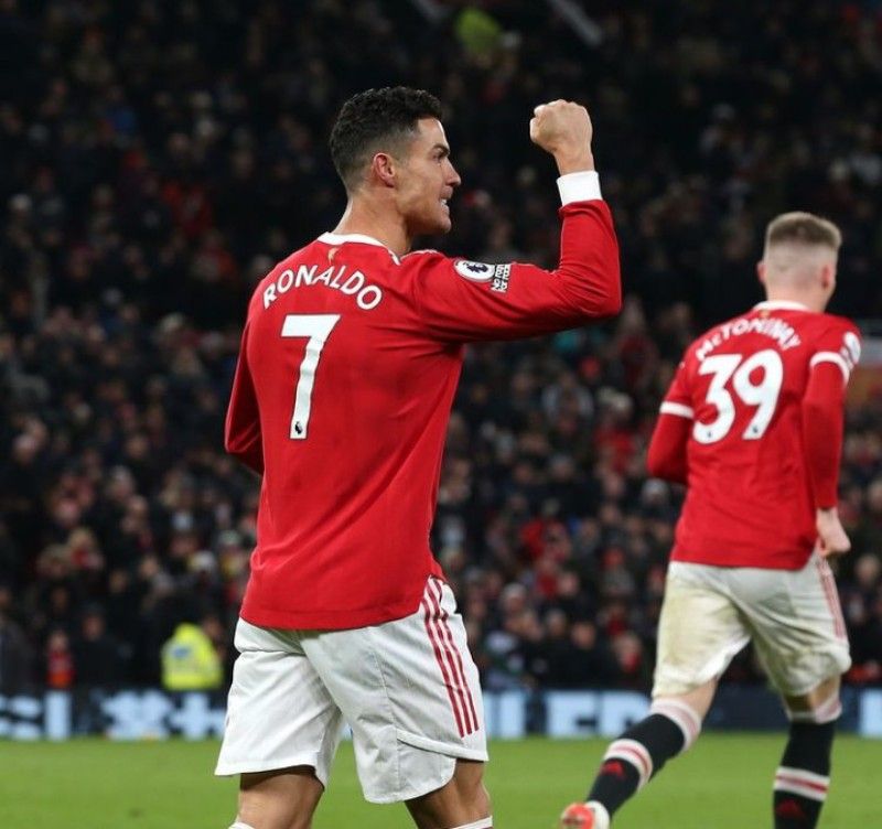 Cristiano Ronaldo - 31 Gol. /Instagram @manchesterunited