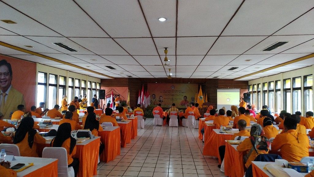 Musda IV PDK Kosgoro 57 Kota Bandung di Sekretariat Golkar Kota Bandung, Jln. Pelajar Pejuang, Sabtu, 18 Desember 2021./Rio Ryzki Batee/Galamedia