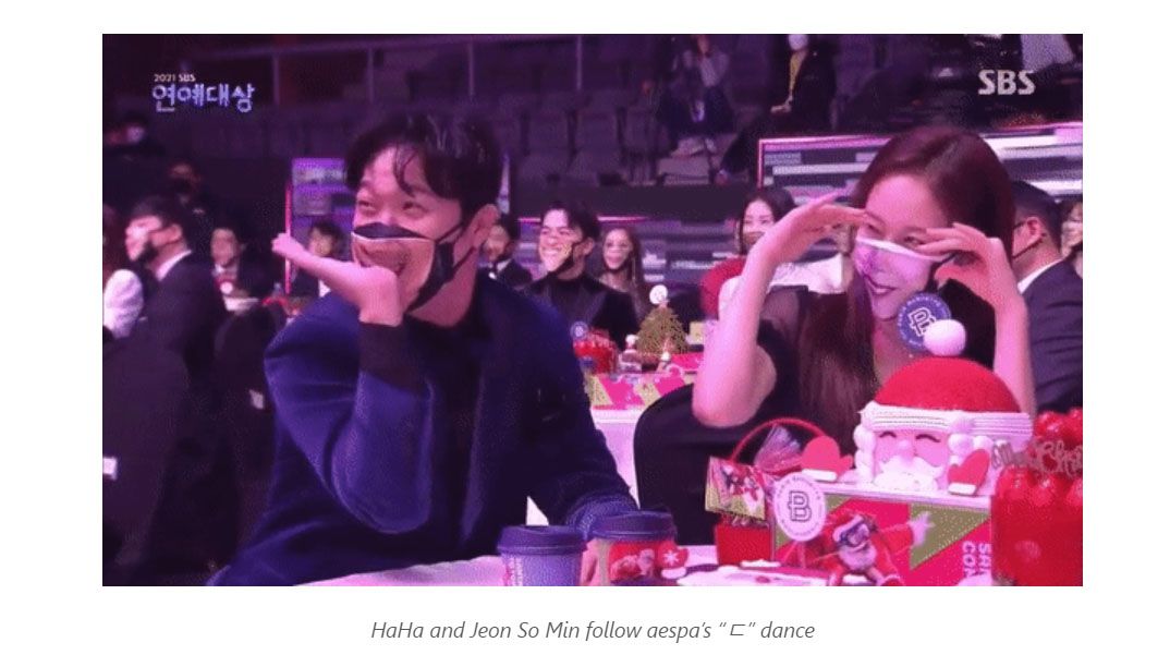  Anggota Running Man HaHa dan Jeon So Min Juga  Menirukan Gerakan Lagu Next Level Aespa  Viral di Medsos