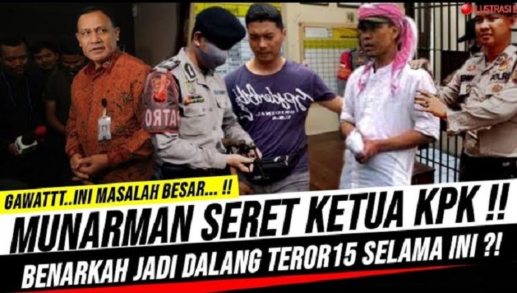 Thumbnail video yang mengisukan Firli Bahuri jadi dalang teroris selama ini usai disebut oleh Munarman.