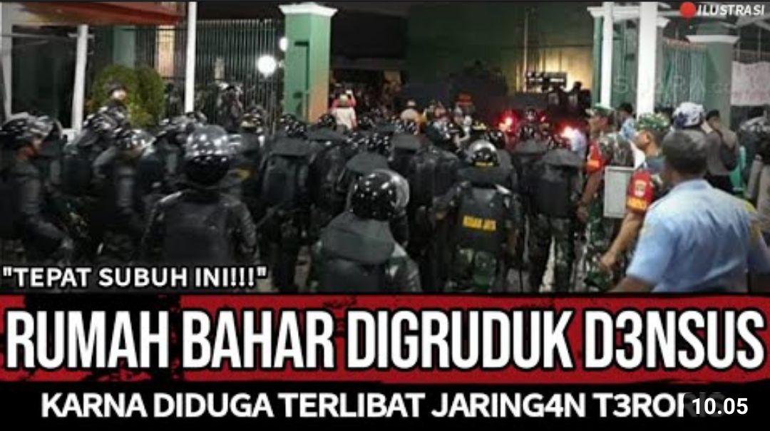 Kabar yang menyebut bahwa rumah Habib Bahar bin Smith digrebek Densus 88 karena diduga terlibat dalam jaringan teroris