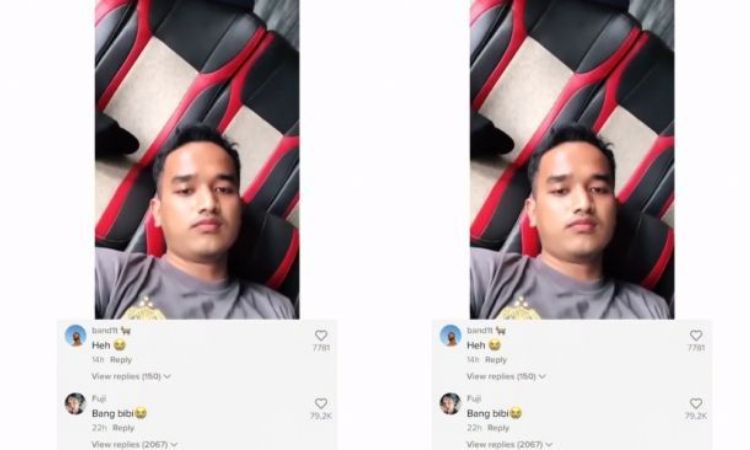 Sosok polisi di TikTok yang disebut-sebut mirip mendiang Bibi Ardiansyah.