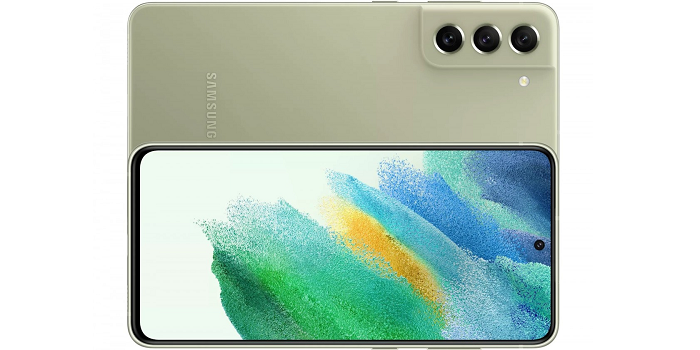 Bocoran penampakan smartphone Samsung Galaxy S21 FE 5G dalam warna Olive.