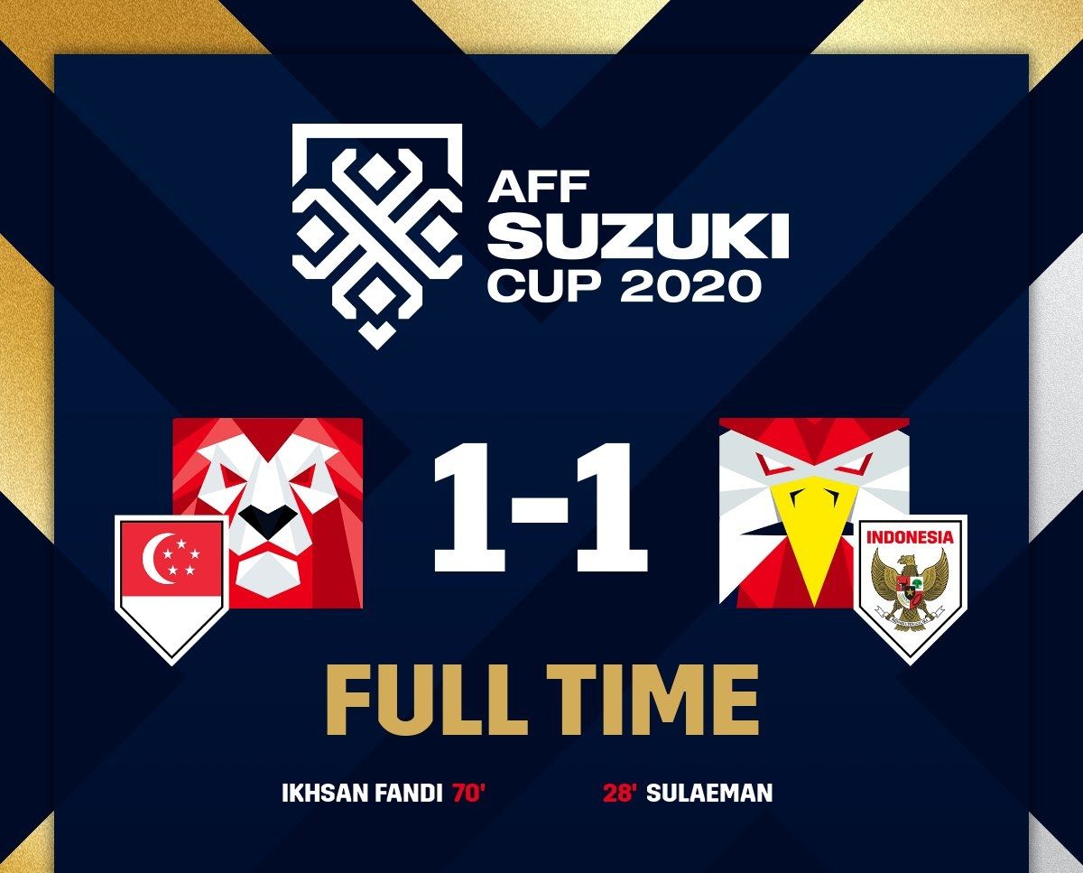 Indonesia vs 2 leg aff singapura Semifinal Leg