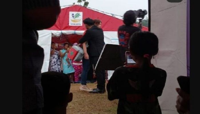 Tenda Pengungsi Erupsi Semeru jadi Lokasi Syuting Sinetron, diboikot warga