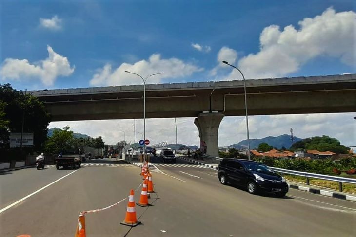Jembatan duplikasi Leuwigajah Kota Cimahi mulai di ujicoba.