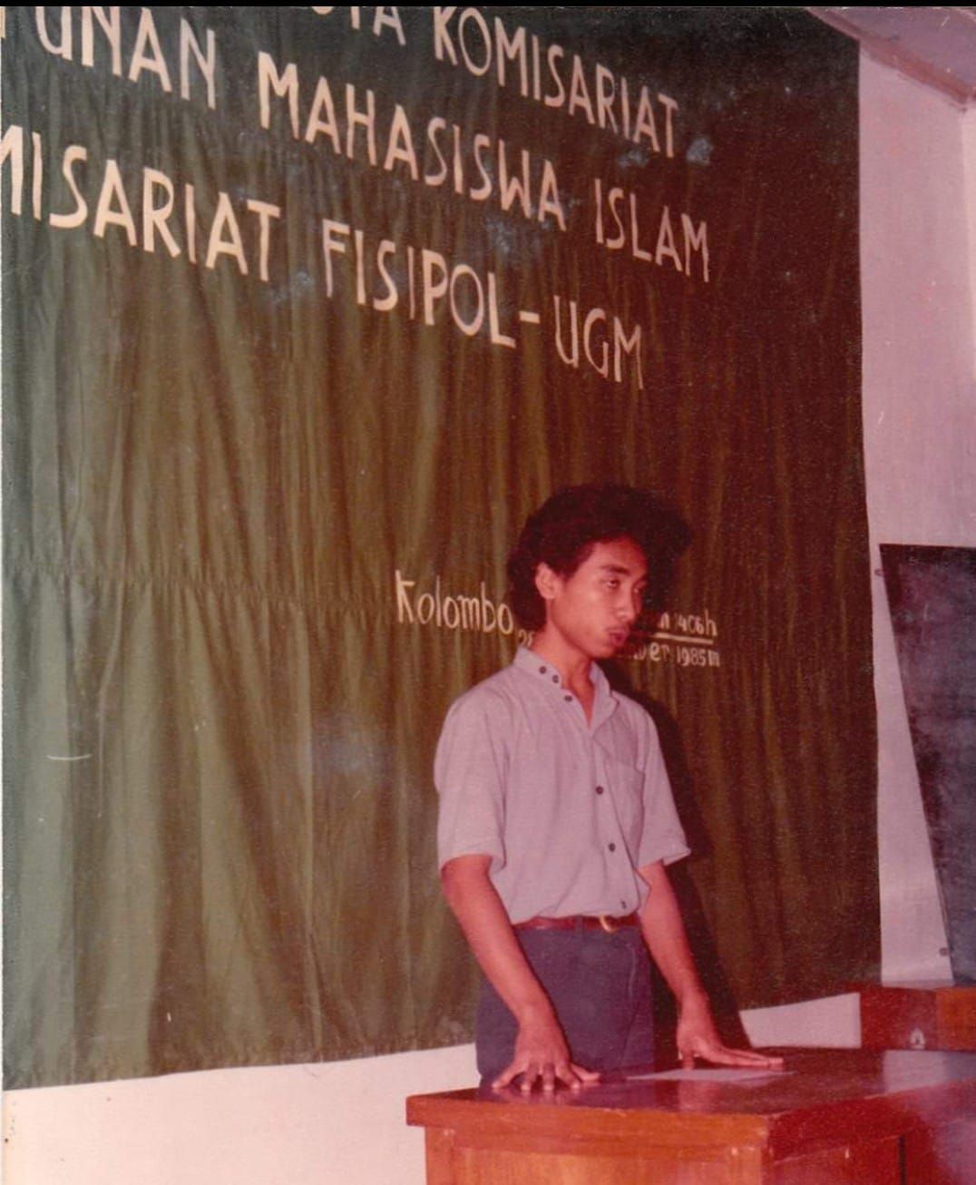 Gus Yahya muda aktif di organisasi HMI Cabang Yogyakarta