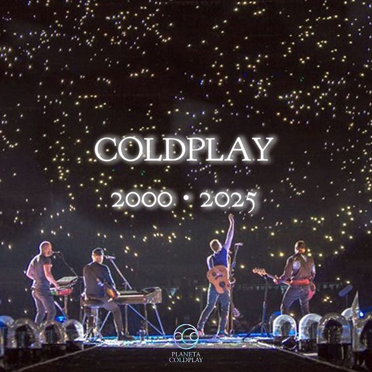  Para penggemar Coldplay ramai-ramai mengunggah foto ini di lini masa Instagram. /Instagram @planetacoldplay