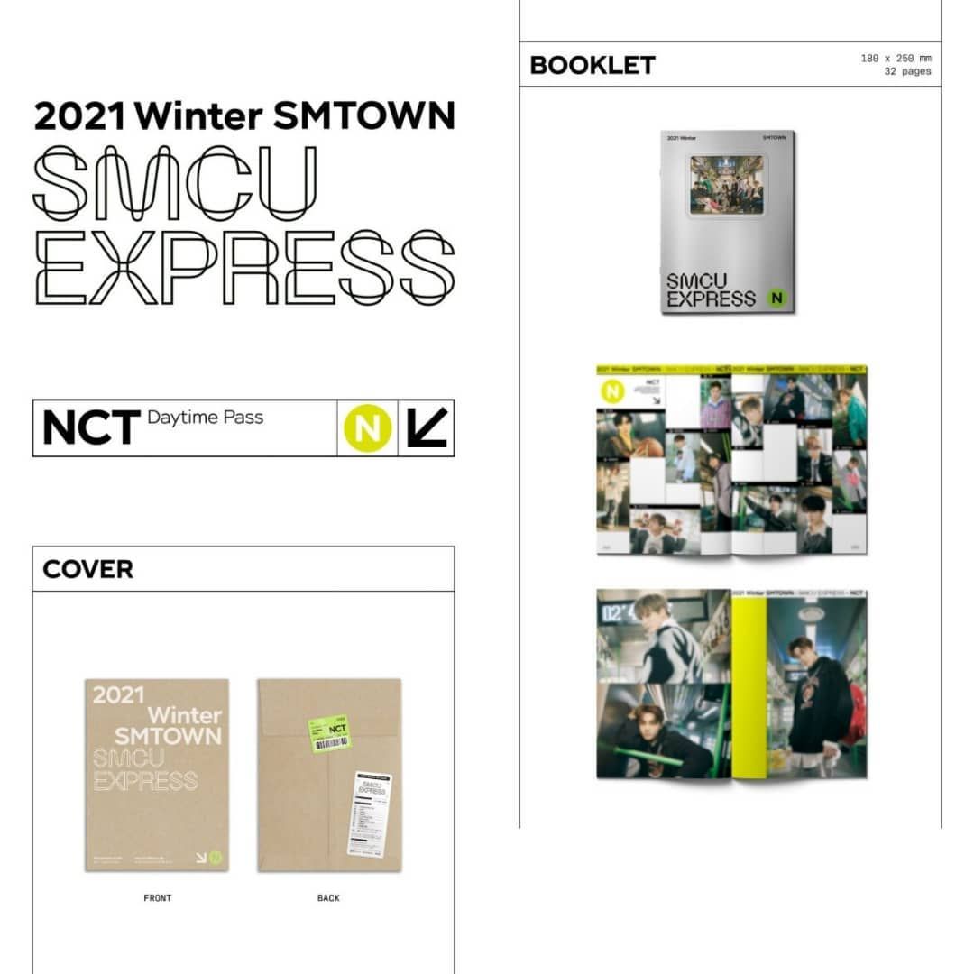 Album '2021 Winter SMTOWN: SMCU Express' versi NCT Daytime Pass.