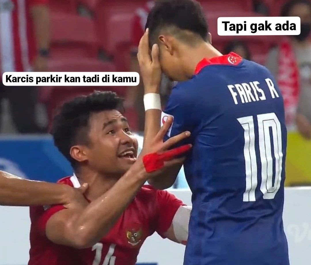Meme Asnawi Mangkualam yang tagih kartu karcis ke Faris Ramli.