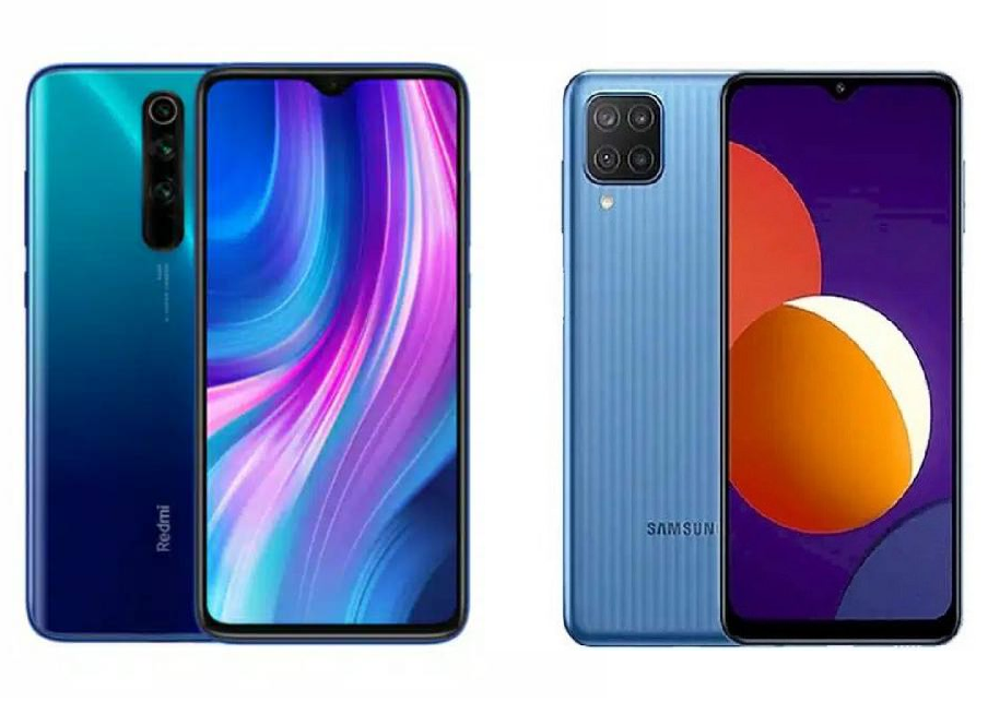 samsung m12 vs redmi note 8