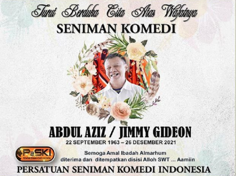 Pelawak Senior Jimmy Gideon Dimakamkan di TPU Bojong Nangka, Tangerang, Narji Cagur: Selamat Jalan Seniorku!