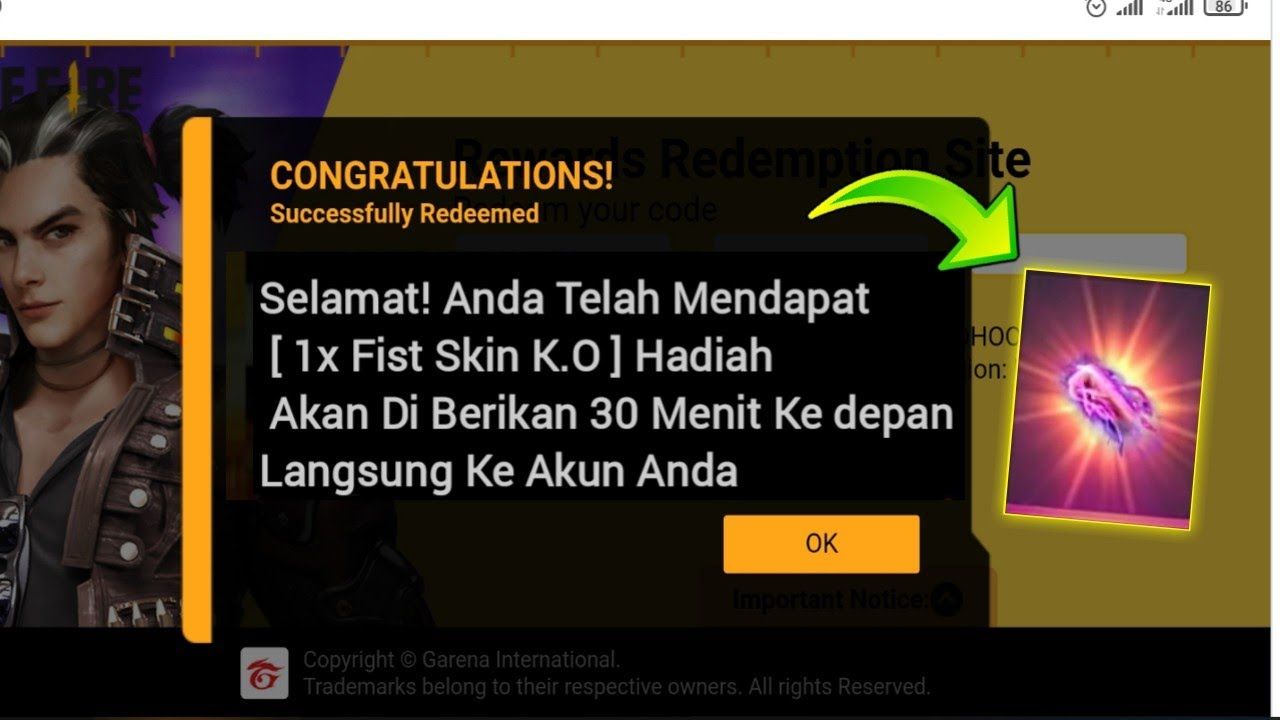 Kode Redeem Free Fire (FF) 29 Desember 2021 Baru, Dapatkan Paket Legendaris, Skin Senjata dan Ratusan Diamond - Kalbar Terkini