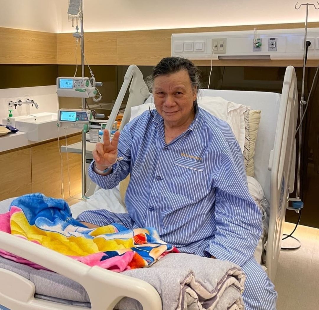 Ayah Baim Wong dirawat di Rumah sakit