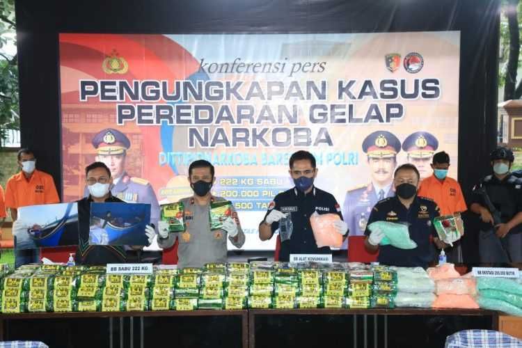 Terdapat peningkatan 166 persen penyitaan Narkotika dan obat-obatan terlarang (Narkoba) yang dilakukan Direktorat Tindak Pidana Narkoba (Dit Tipidnarkoba) Bareskrim Polri.