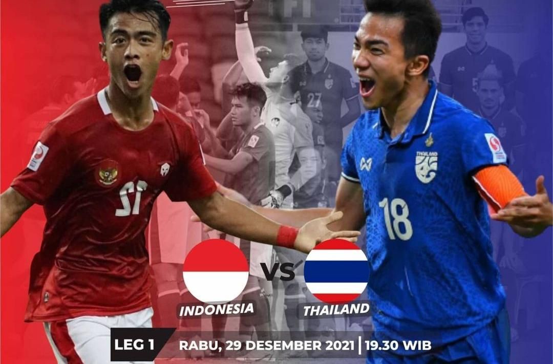 Link Live Streaming Indonesia vs Thailand Final Piala AFF 2020 Hari Ini