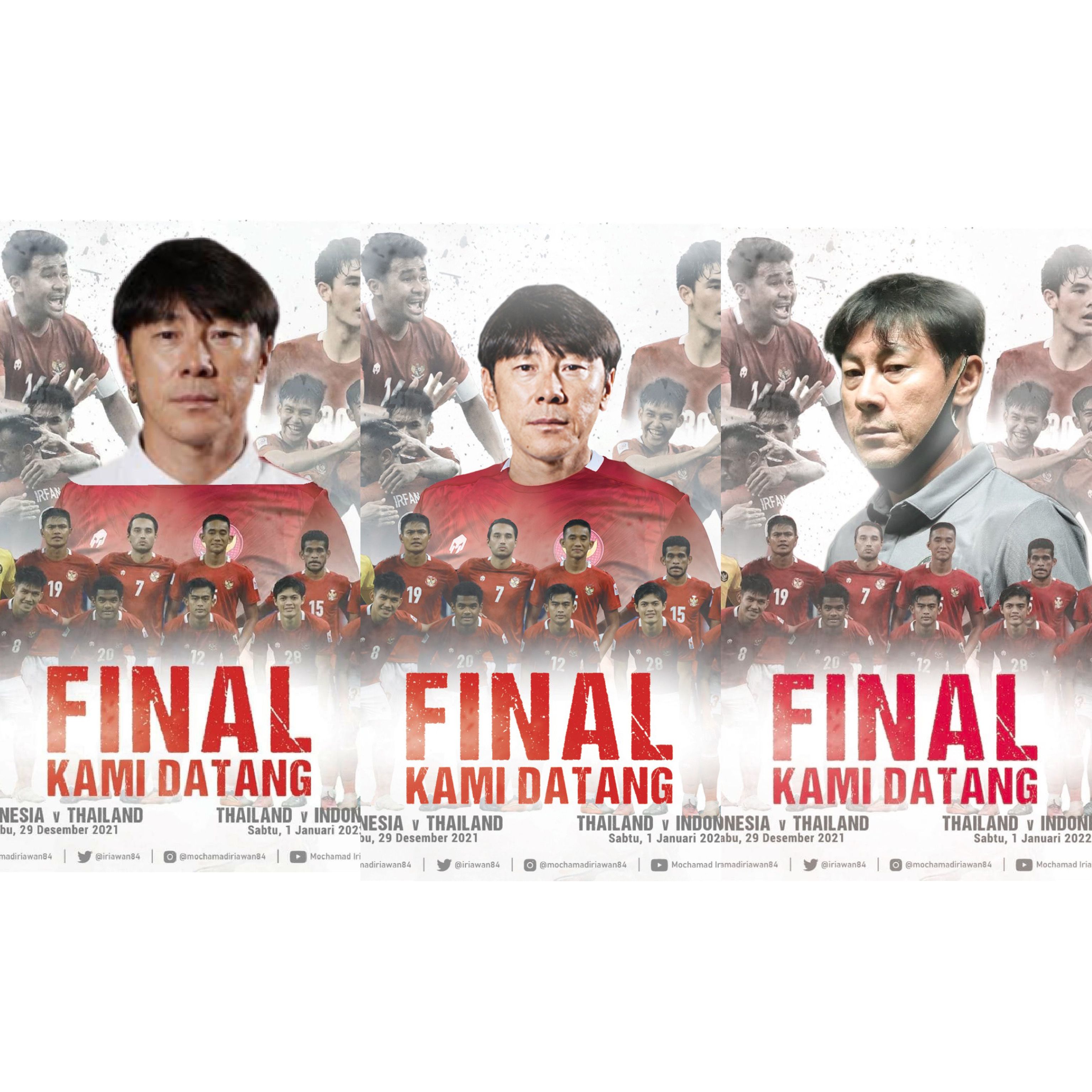 Poster Shin Tae-yong Final AFF 2020