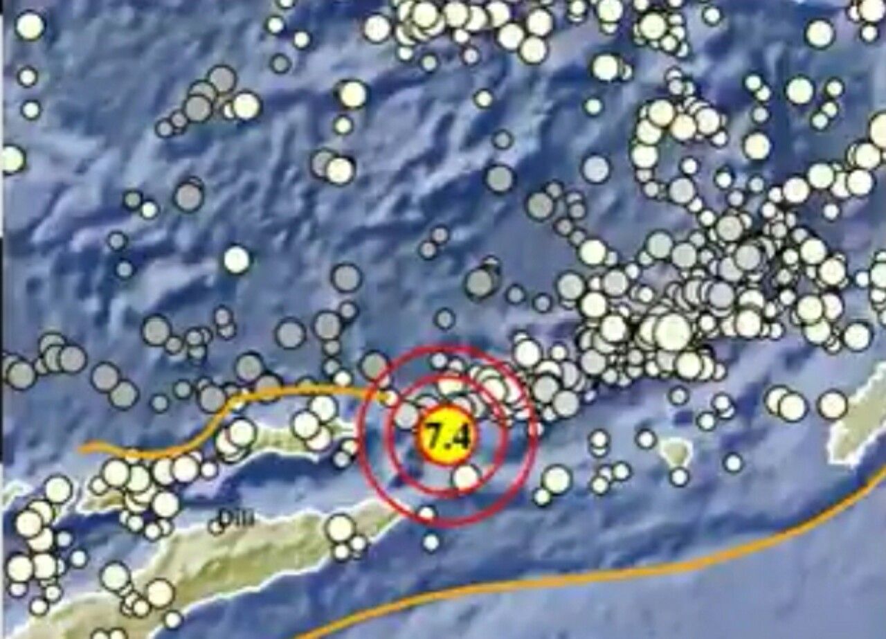 Gempa Bumi 7,4 Skala Richter Guncang Maluku, Netizen: Terasa Hingga ...