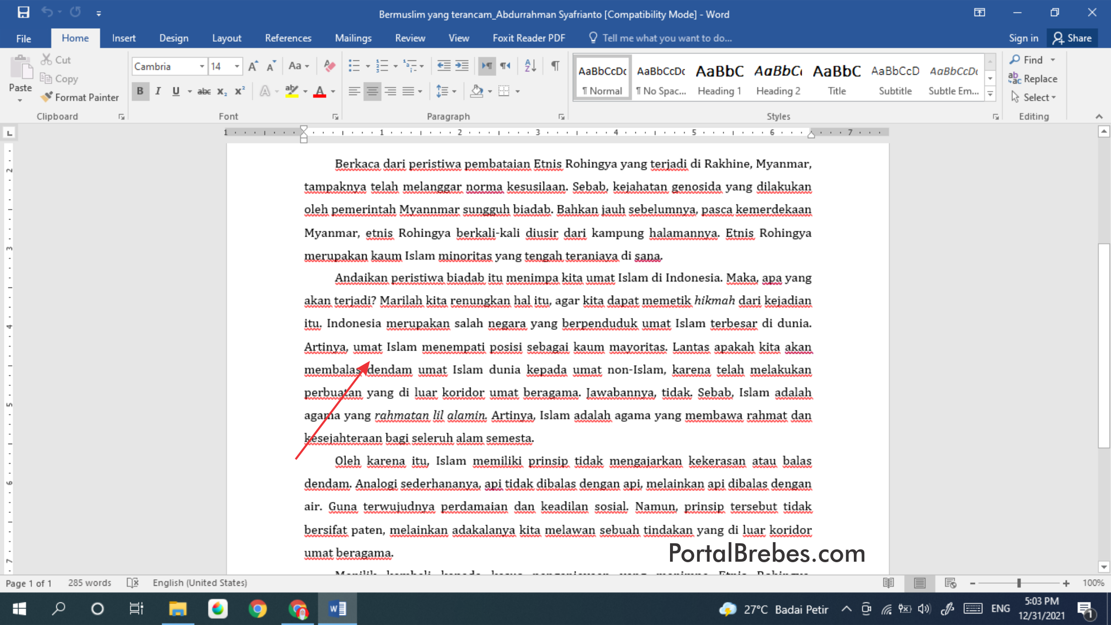 2 Cara Menghilangkan Garis Merah Di Bawah Tulisan Pada Microsoft Word Portal Brebes Halaman 2 8063
