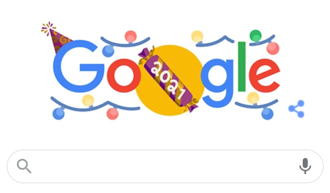 New Year's Eve! Google Sambut Malam Tahun Baru 2022 Dengan Doodle Lucu ...