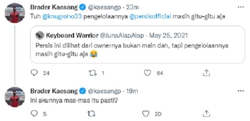 Sindiran Kaesang.