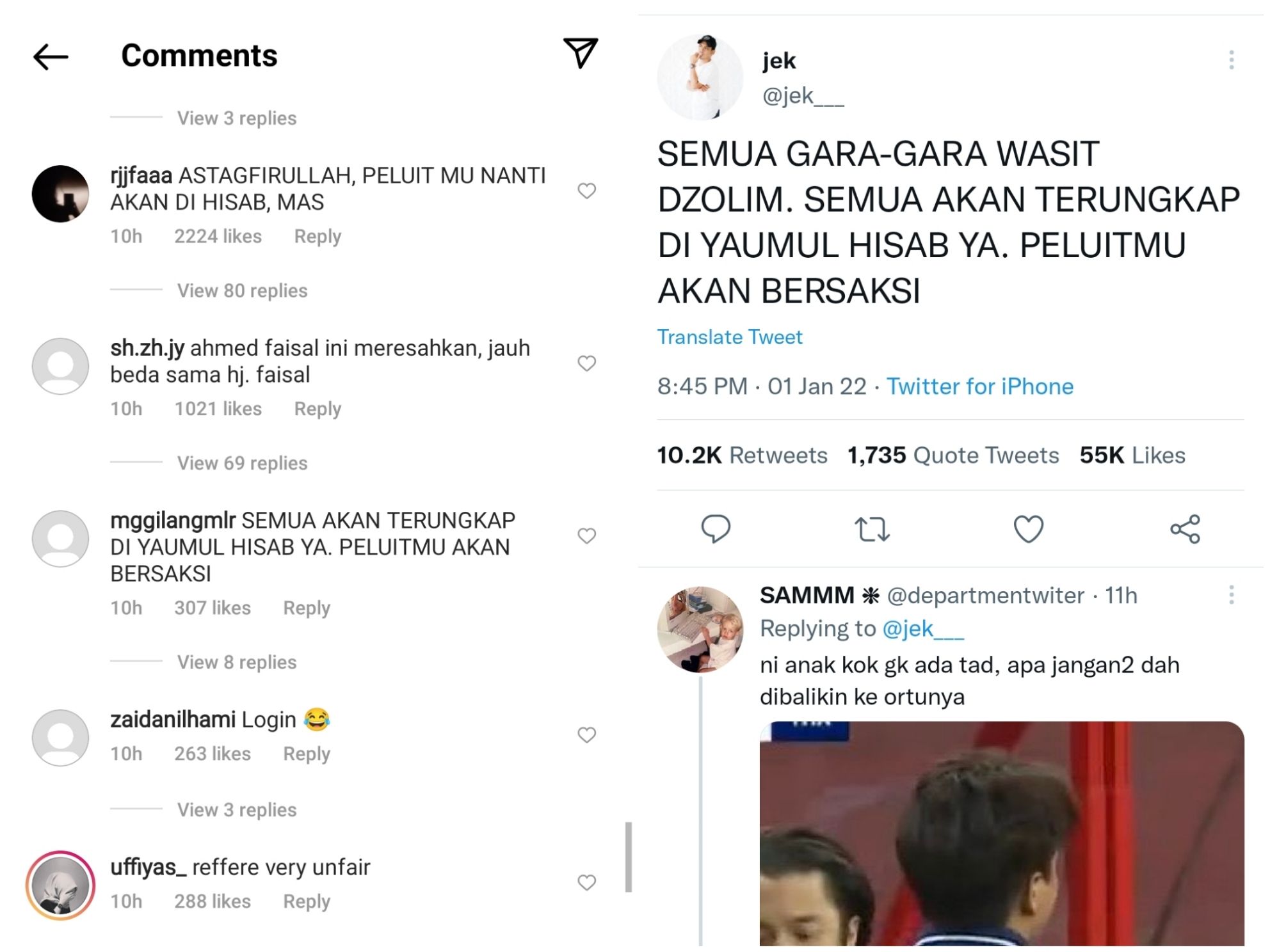 Luapan emosi para pendukung Indonesia di media sosial