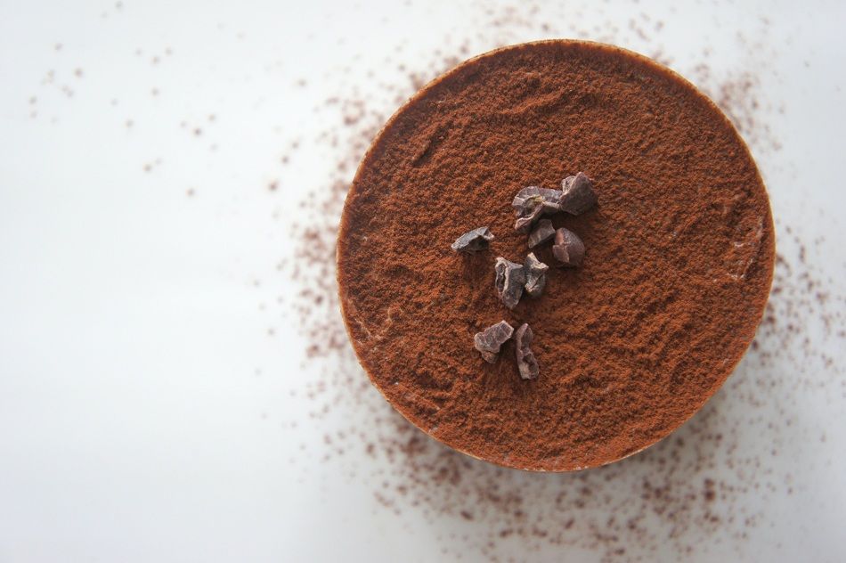 Ilustrasi coklat bubuk atau coca powder.