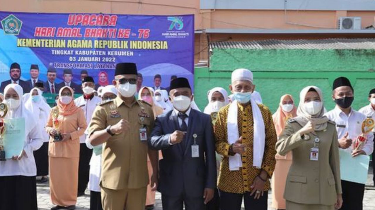 Peringati Hari Amal Bakti Bupati Kebumen Kemenag Hadir Sebagai Payung Teduh Semua Umat Beragama 2283