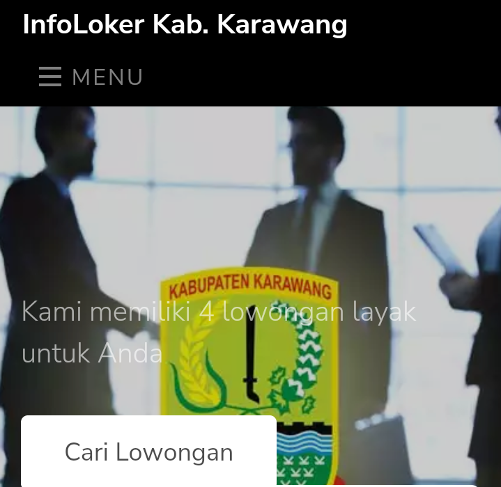Info loker karawangkab go id