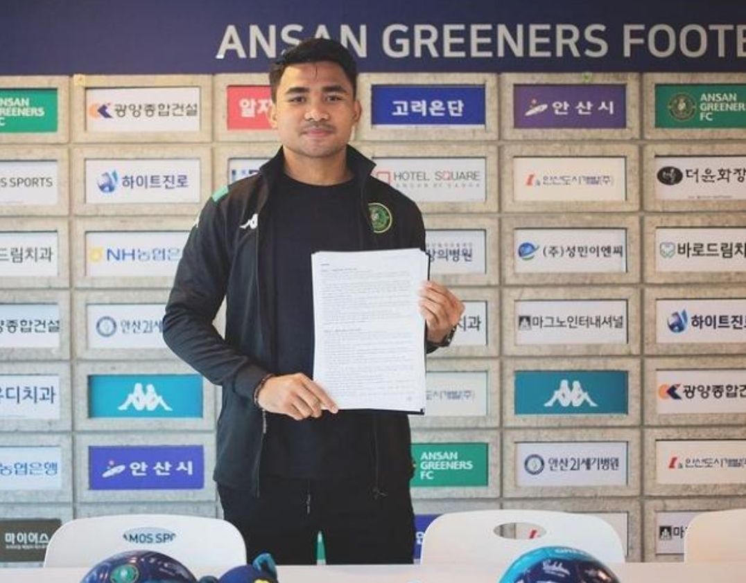 Ansan Greeners resmi memperpanjang kontrak Asnawi Mangkualam.