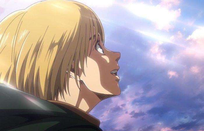 Armin Arlert di anime Attack on Titan