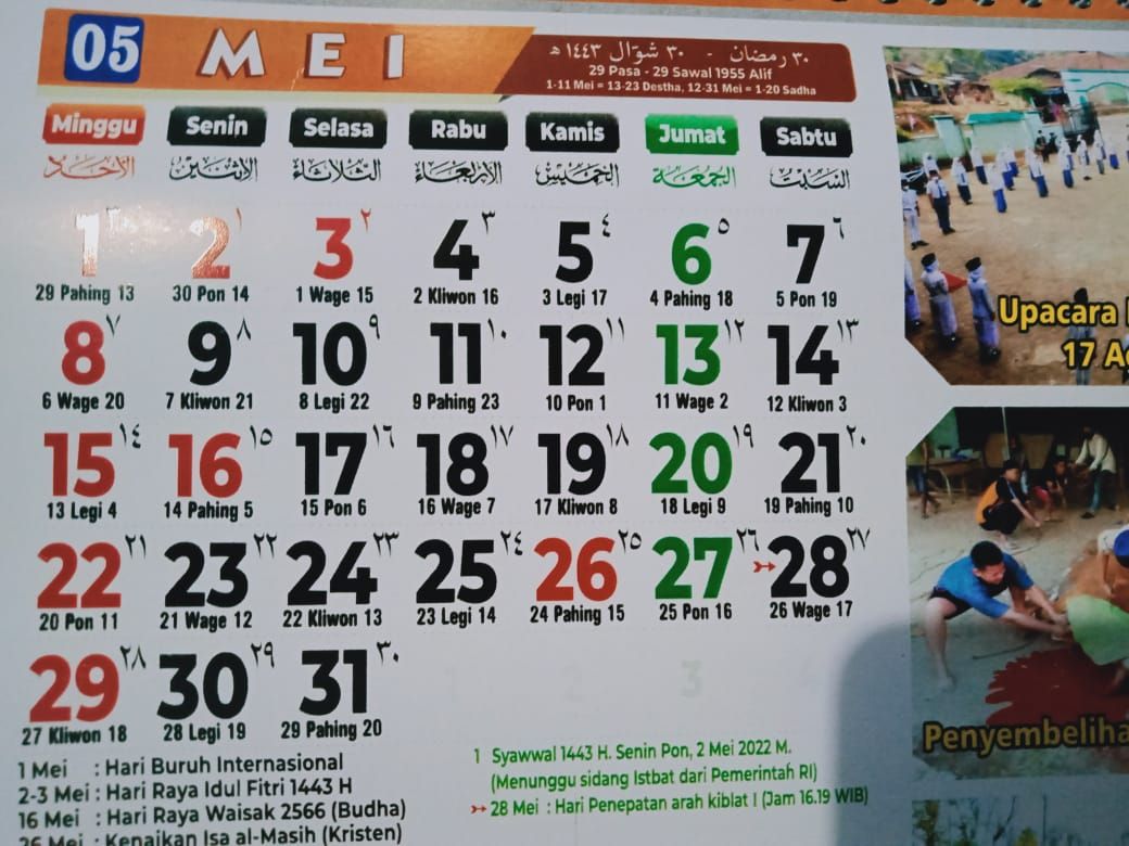 Kalender Mei